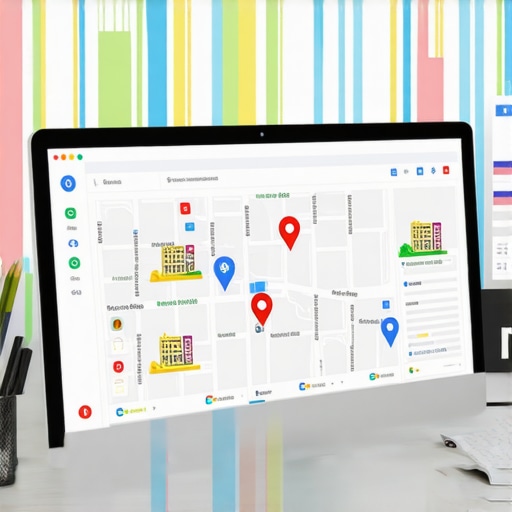 Expert analyzing local SEO data in Reno SEO specialist reviewing Google Maps rankings with Reno cityscape