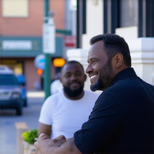 Business owner interacting with community in Reno, Nevada