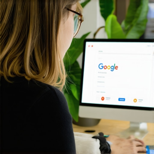 Business owner working on Google My Business optimization in Reno.