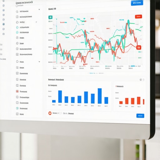 Screenshot of local SEO analytics dashboard highlighting maps ranking metrics in Reno