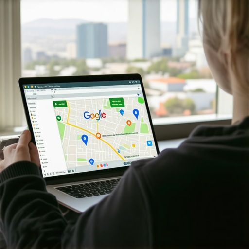 Person analyzing Google Maps profile optimization for Reno business