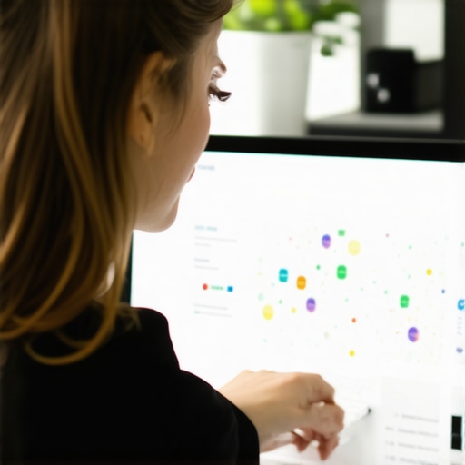 Person analyzing local SEO metrics and rankings on computer for Reno business