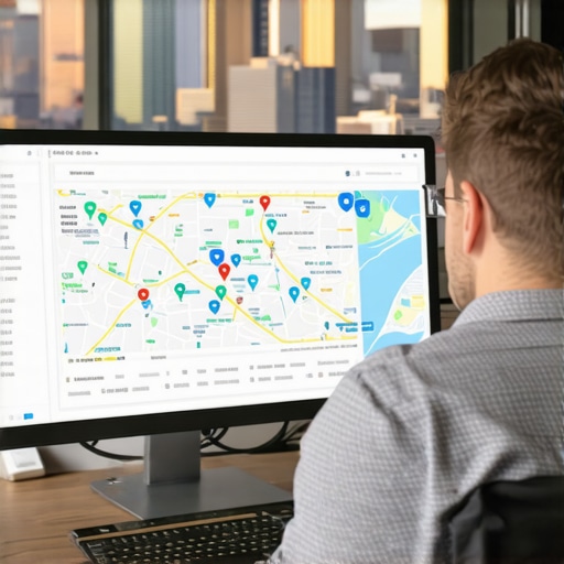 Mastering Local SEO in Reno A digital marketing professional working on local SEO strategies in Reno, using tools for citation and ranking analysis.