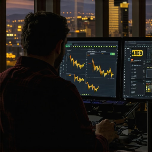 Person reviewing SEO analytics with Reno cityscape behind