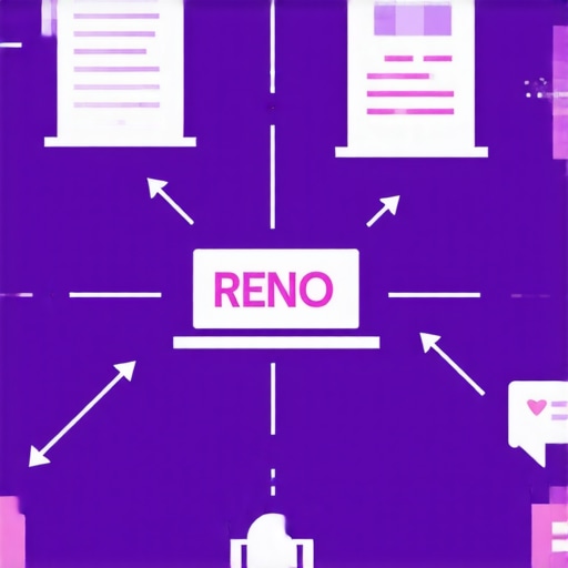 Diagram illustrating essential local SEO steps for Reno businesses in 2026