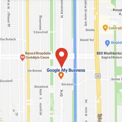 Digital map highlight showing a well-optimized Reno business profile with local SEO signals.